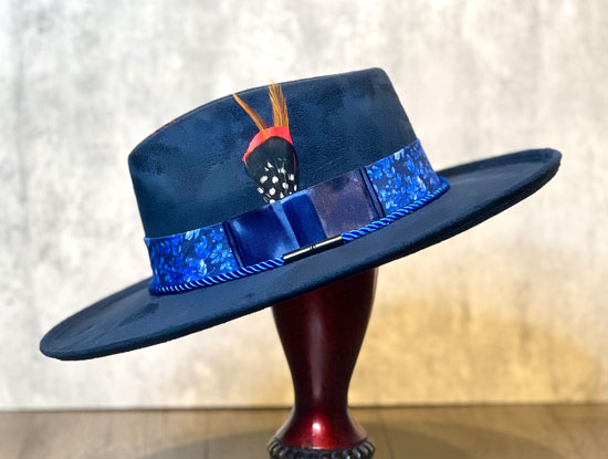 custom_blue_vegan_suede_side Kats with Hats custom_blue_vegan_suede_side