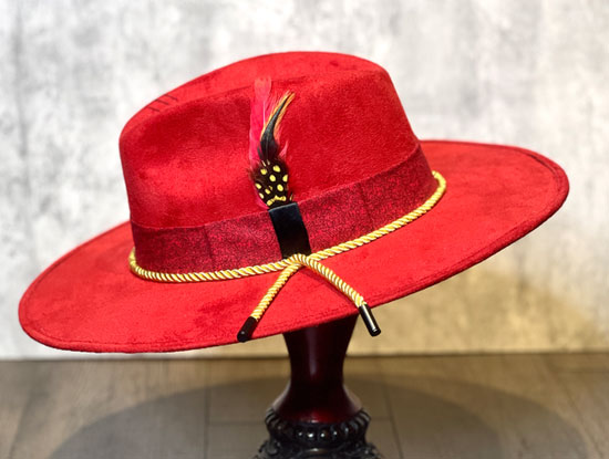 custom_red_vegan_suede_side Kats with Hats custom_red_vegan_suede_side